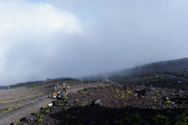 富士山・御殿口7合目からの景色