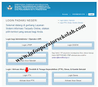 Login Akun PTK