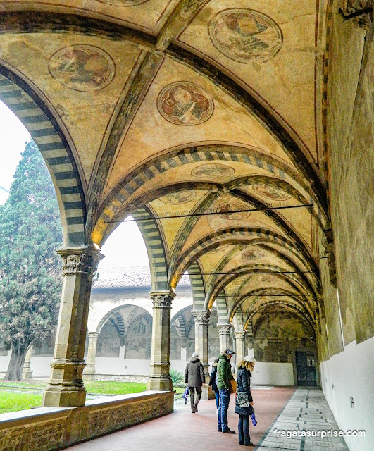 Claustro Verde da Basílica de Santa Maria Novella em Florença