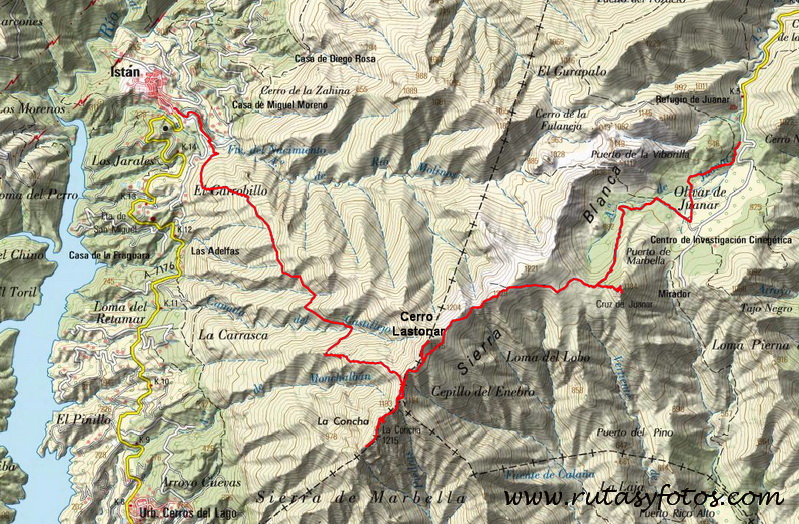 Cruz de Juanar - Lastonar - La Concha - Istán