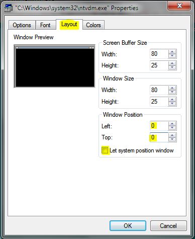 How to Get Turbo C/C++ in Full Screen on Window 7, 8 or vista