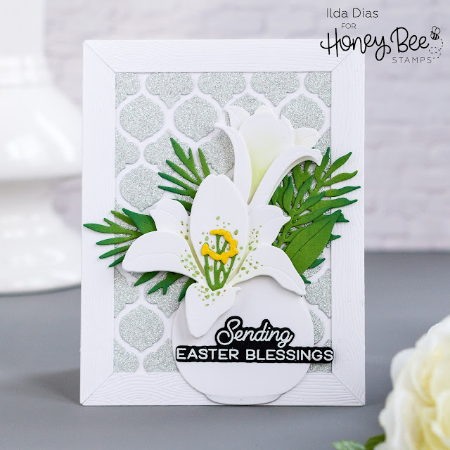 Quatrefoil Cover Plates,Easter Lily Dies,Honey Bee Stamps,Spring Bliss,sneak peeks,Wood Frame,Card Making, Stamping, Die Cutting, handmade card, ilovedoingallthingscrafty, Stamps, how to,