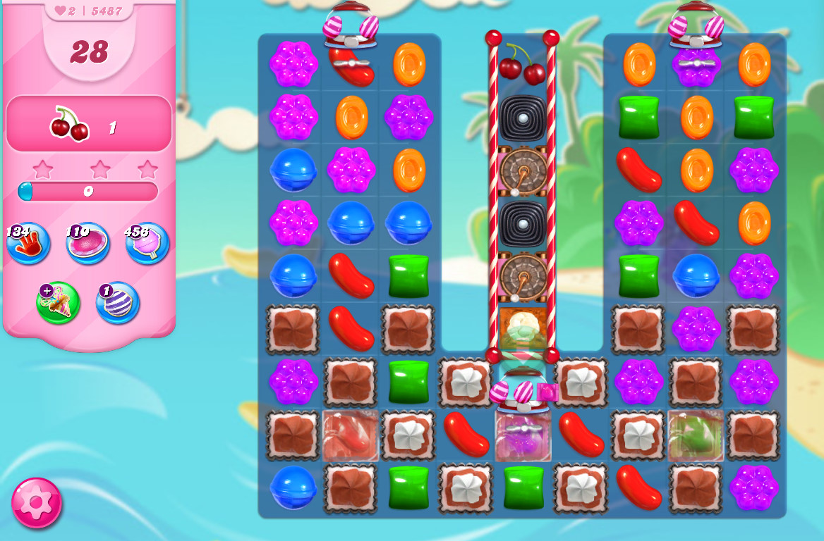 Candy Crush Saga level 5487