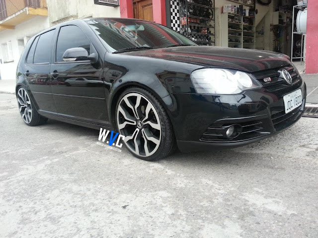 Novo Golf com rodas do Audi R8 aro 19"