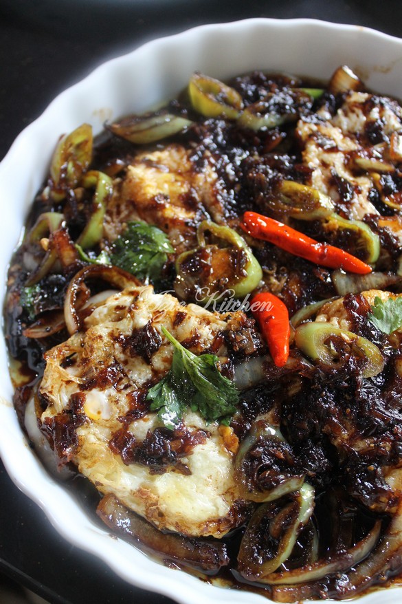 Telur Masak Kicap Blackpepper Mudah dan Sedap - Azie Kitchen