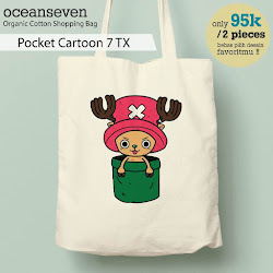 OceanSeven_Shopping Bag_Tas Belanja__Fun Cartoon_Pocket Cartoon 7 TX