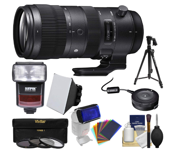 Sigma 70-200mm f/2.8 Sports DG OS HSM Zoom Lens with USB Dock