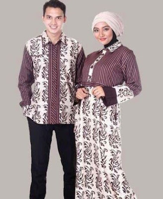 Model baju batik couple lengan panjang untuk remaja