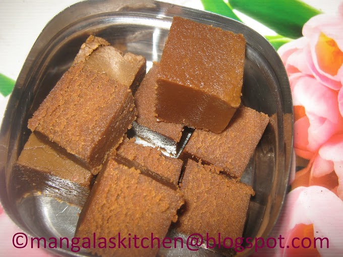 Tirunelveli Style Nellai Karupatti Ghee Mysore Pak - Mysore Pak using Palm Jaggery - Healthy Delicious Festival Sweet Recipe 