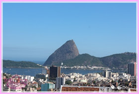 Pão de Açúcar no Rio de Janeiro vista de Santa Teresa