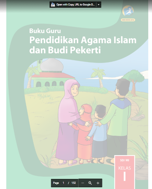  untuk Mata Pelajaran Pendidikan Agama Islam Buku Guru SD MI K13 Revisi 2020 Pendidikan Agama Kelas 1
