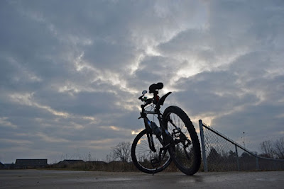 Bike on trail