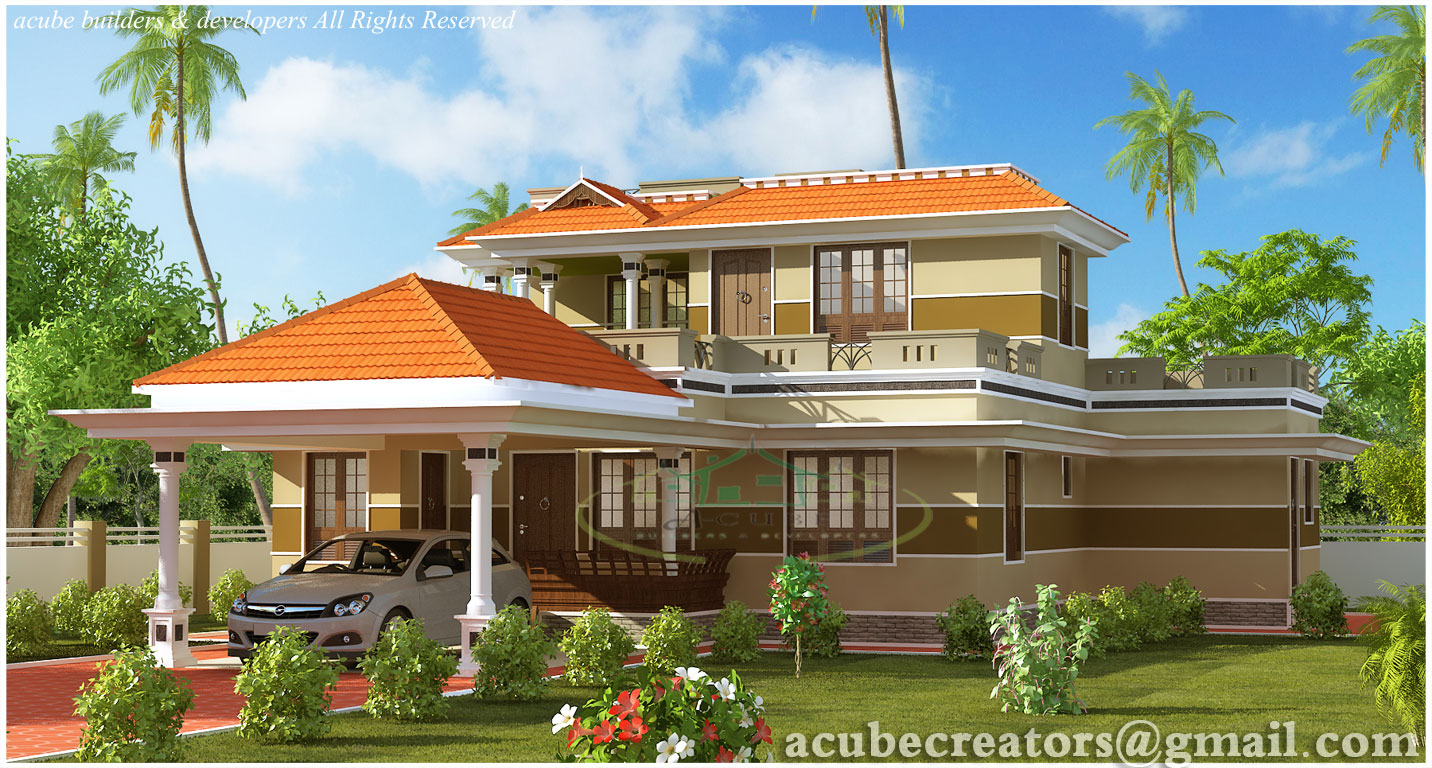 Kerala House Exterior Design