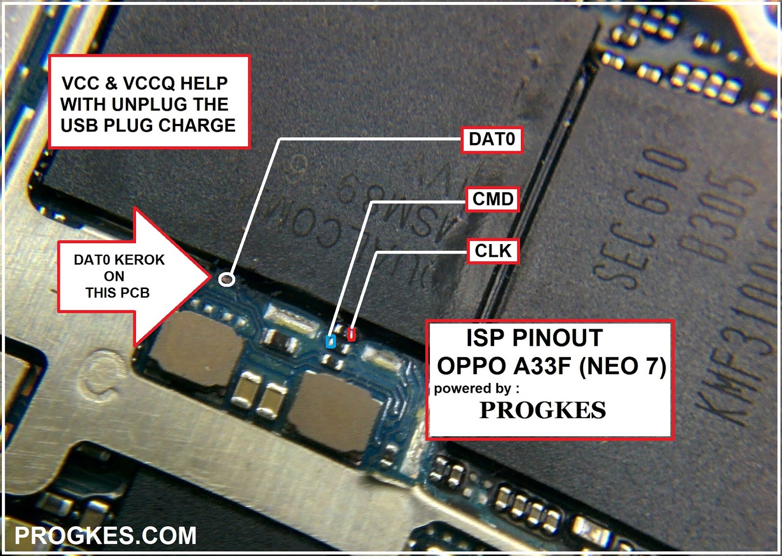 MEDIA CARE TELEKOMUNIKASI INDONESIA: ISP PINOUT OPPO A33F (NEO 7)