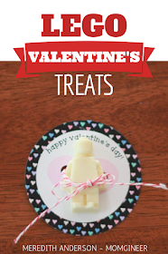 Make your own delicious and adorable LEGO Valentine's Day Treats! | Meredith Anderson - Momgineer