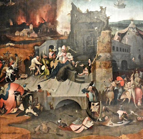 Jérome Bosch : la tentation de Saint Antoine (détail) Musées royaux des beaux-arts de Bruxelles Bruxelles