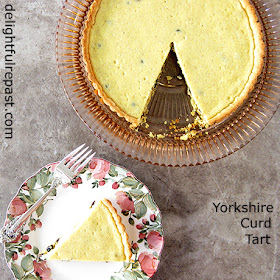 Yorkshire Curd Tart - A British Historical Recipe / www.delightfulrepast.com