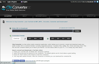 ClipConverter.cc situs webiste untuk download video dari vid.me atau youtube secara gratis dan cepat