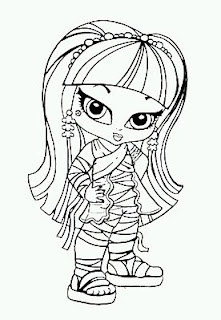 Monster High, Dibujos de Cleo de Nile para Pintar