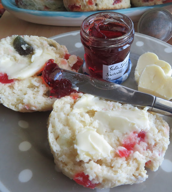 Cherry & Vanilla Scones