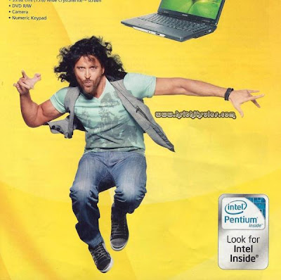 Hrithik Roshan in Intel Pentium Processor Ad