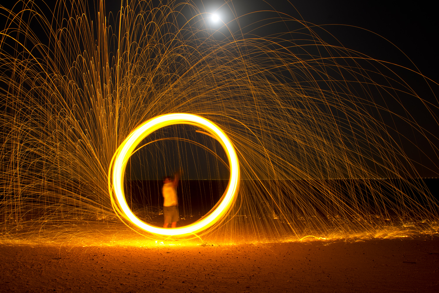 Digitally Exposed Light Painting with Steel Wool