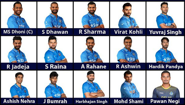India squad