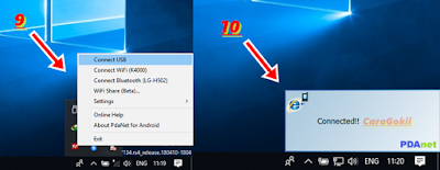 Cara Tethering Android Ke Pc/Laptop Via USB Dan WIFI