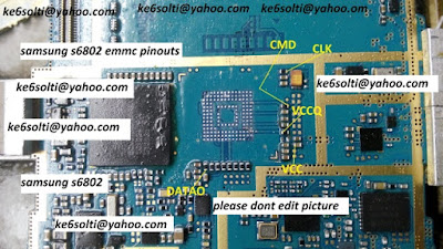ISP PinOut Samsung GT-S6802