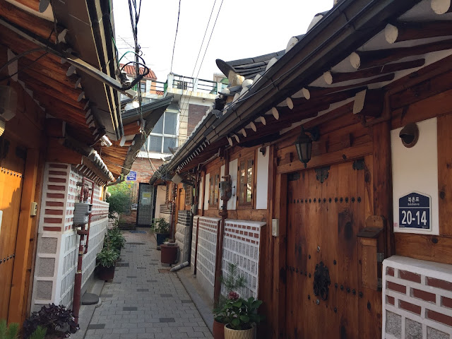 Bukchon Hanok Village in Seoul is a great place to visit early in the morning. You don't need to worry about an opening time so if you are an early riser you can get there to take photos before it's overrun with tourists!