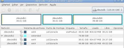 Particiones en linux