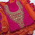 Women's Chanderi Mirror Dress Materials