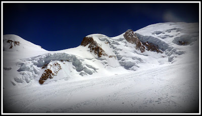 Vue du Glacier des Bossons : Grand Plateau