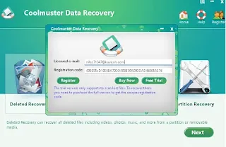 clé de licence Coolmuster Data Recovery