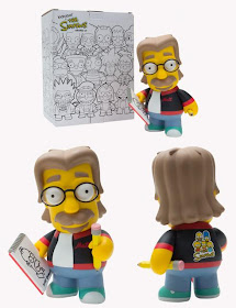 Kidrobot - The Simpsons x Kidrobot Matt Groening 6 Inch Vinyl Figure and Packaging