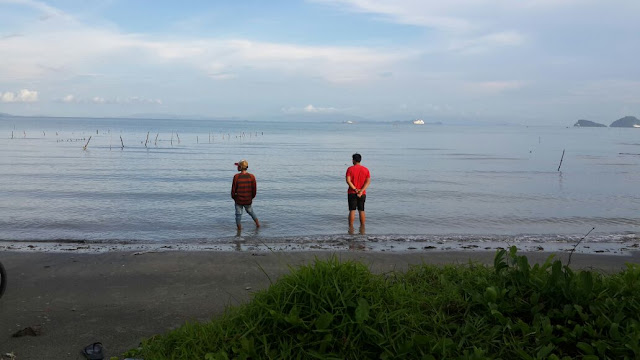 View pantai alami yang sangat indah