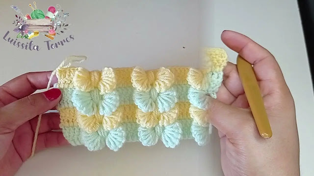 Paso a Paso de Punto Tupido para Manta a Crochet