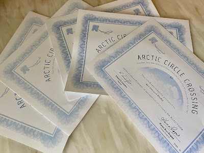 Grand Princess Arctic Circle crossing certificates
