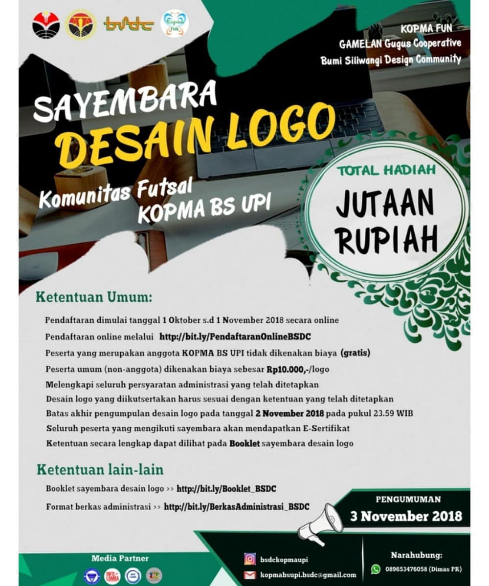 Info lomba Lomba Sayembara Desain Logo 2019 Hadiah Jutaan 