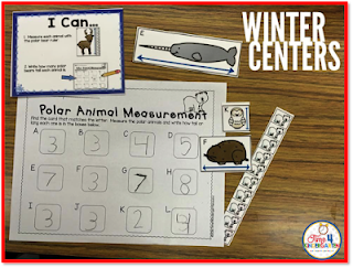 winter math centers for kindergarten