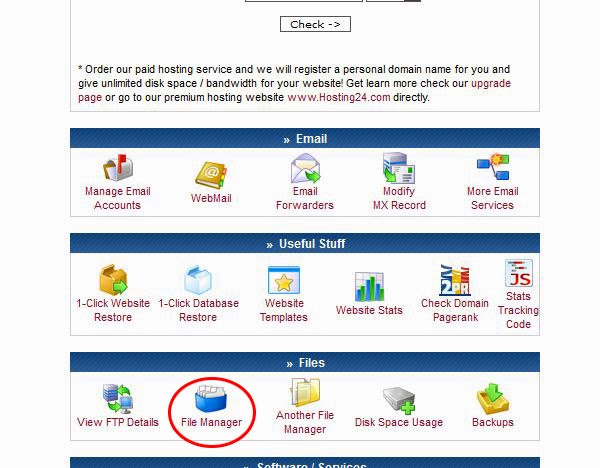 pengaturan file manager