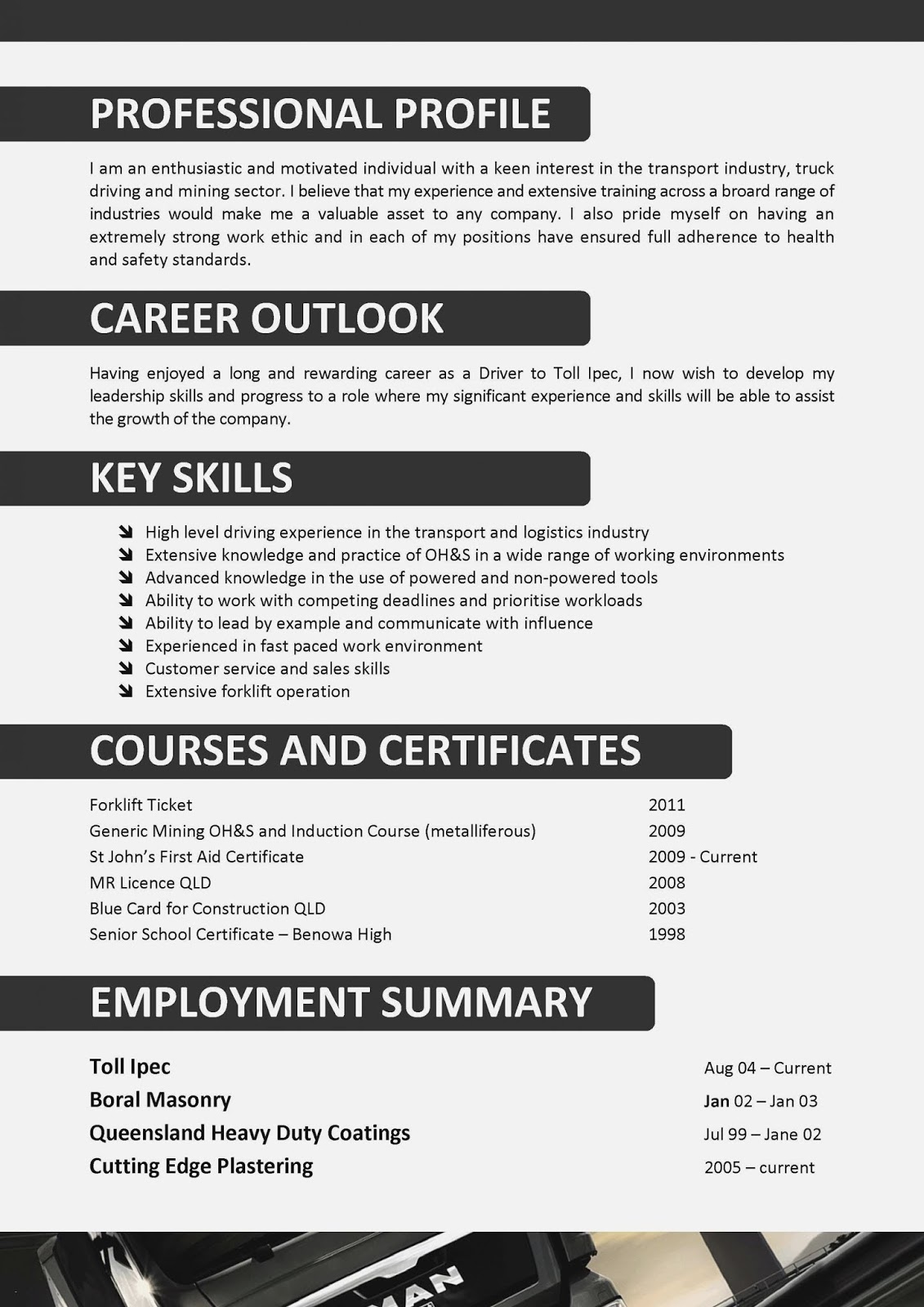 truck driver resume objective , truck driver resume objective statement 2019 , truck driver resume samples 2020, truck driver resume template word, truck driver resume template australia, cdl truck driver resume objective, dump truck driver resume objective tow truck driver resume objective entry level truck driver resume