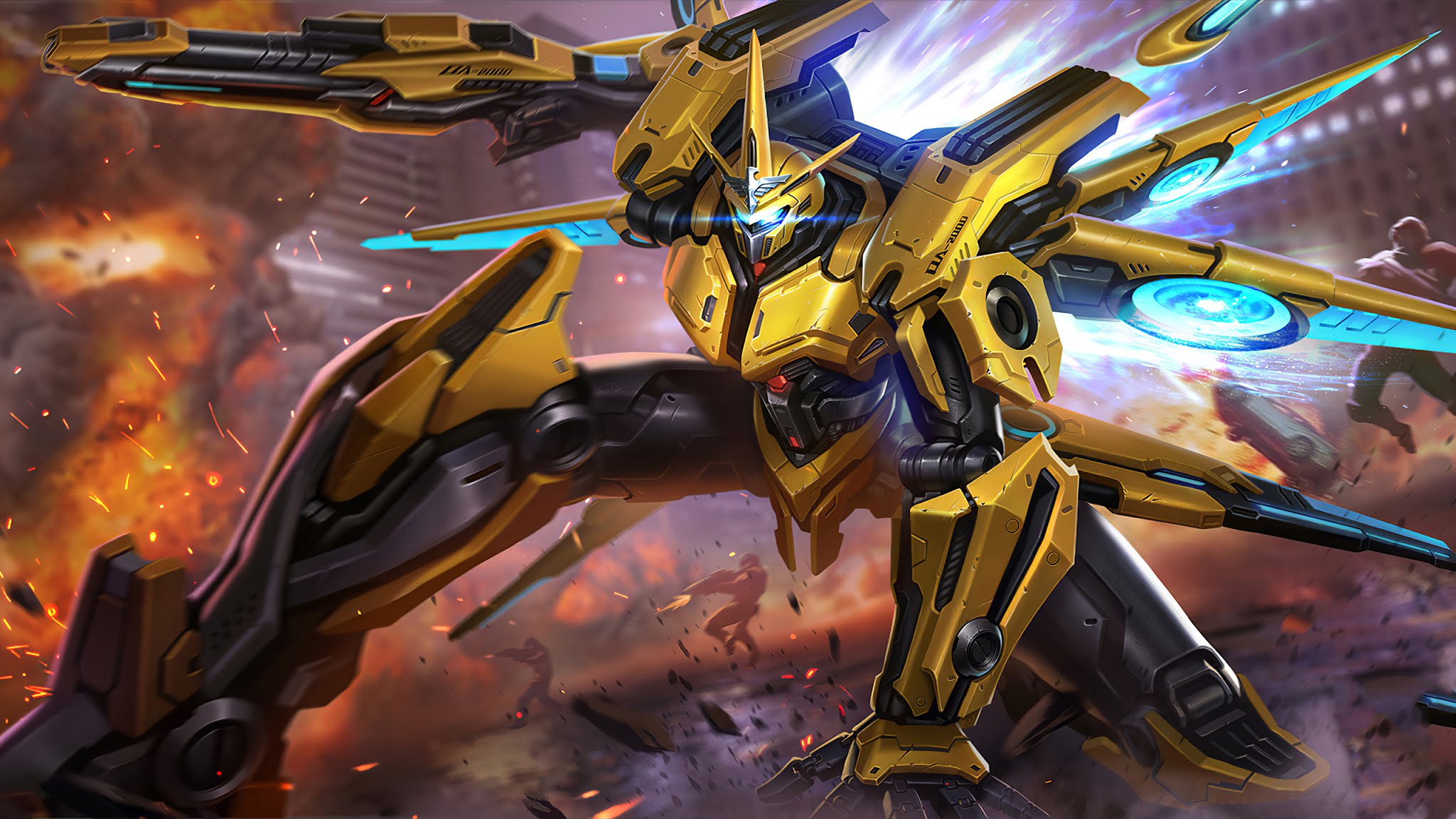 Wallpaper Bumblebee, Yellow Car, Transformers