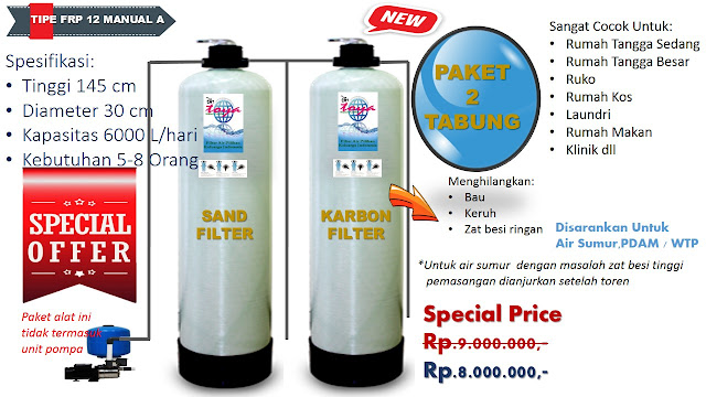 sand filter dan karbon filter