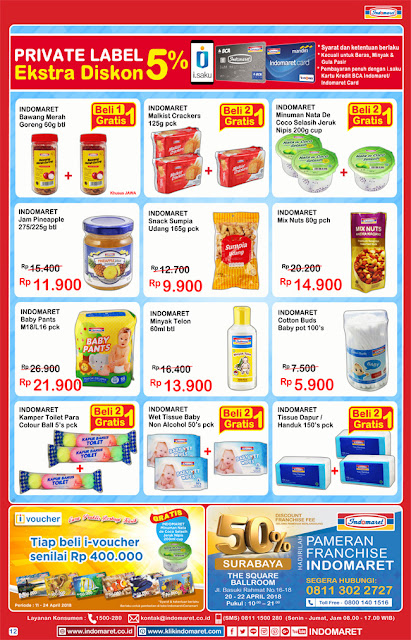 Katalog Harga Promo INDOMARET Super Hemat 18 - 24 April 2018