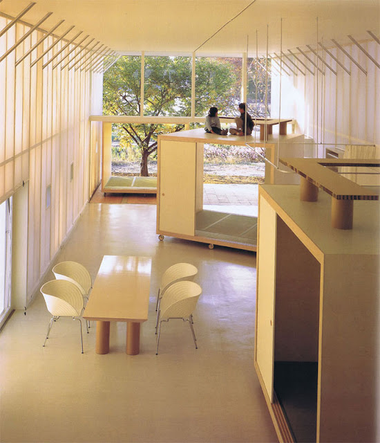 Naked House in Saitama, Japan | Shigeru Ban | Paper + cardboard + wood