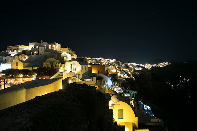 Oia di notte-Santorini