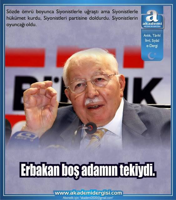 Erbakan boş adamın tekiydi | Mehmet Fahri Sertkaya | Akademi Dergisi Adnan Oktar, Uğur Dündar, Sabetaycılar, Mut'a nikahı, Telgraf, Fatih Erbakan