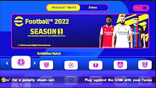 Download New Update eFootball 2022 Mod PES PPSSPP TM Arts V Final Fix Callname And New Kits Graphics HD