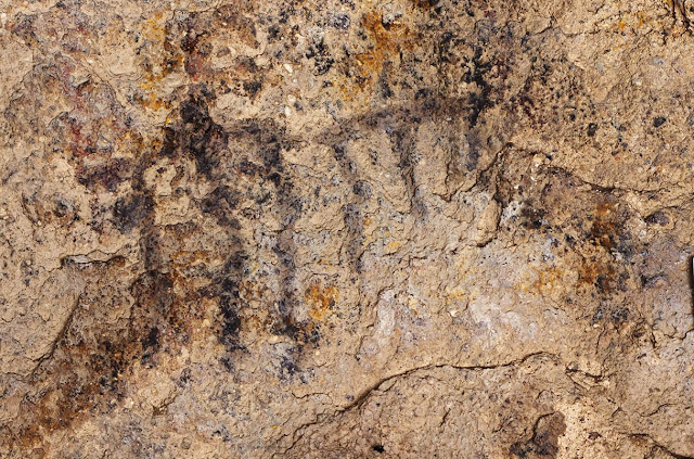 Πριν από περισσότερα από 8000 χρόνια, οι άνθρωποι στη βορειοδυτική Παταγονία ζωγράφισαν βραχογραφίες στους τοίχους του σπηλαίου Huenul. [Credit: Guadalupe Romero Villanueva]